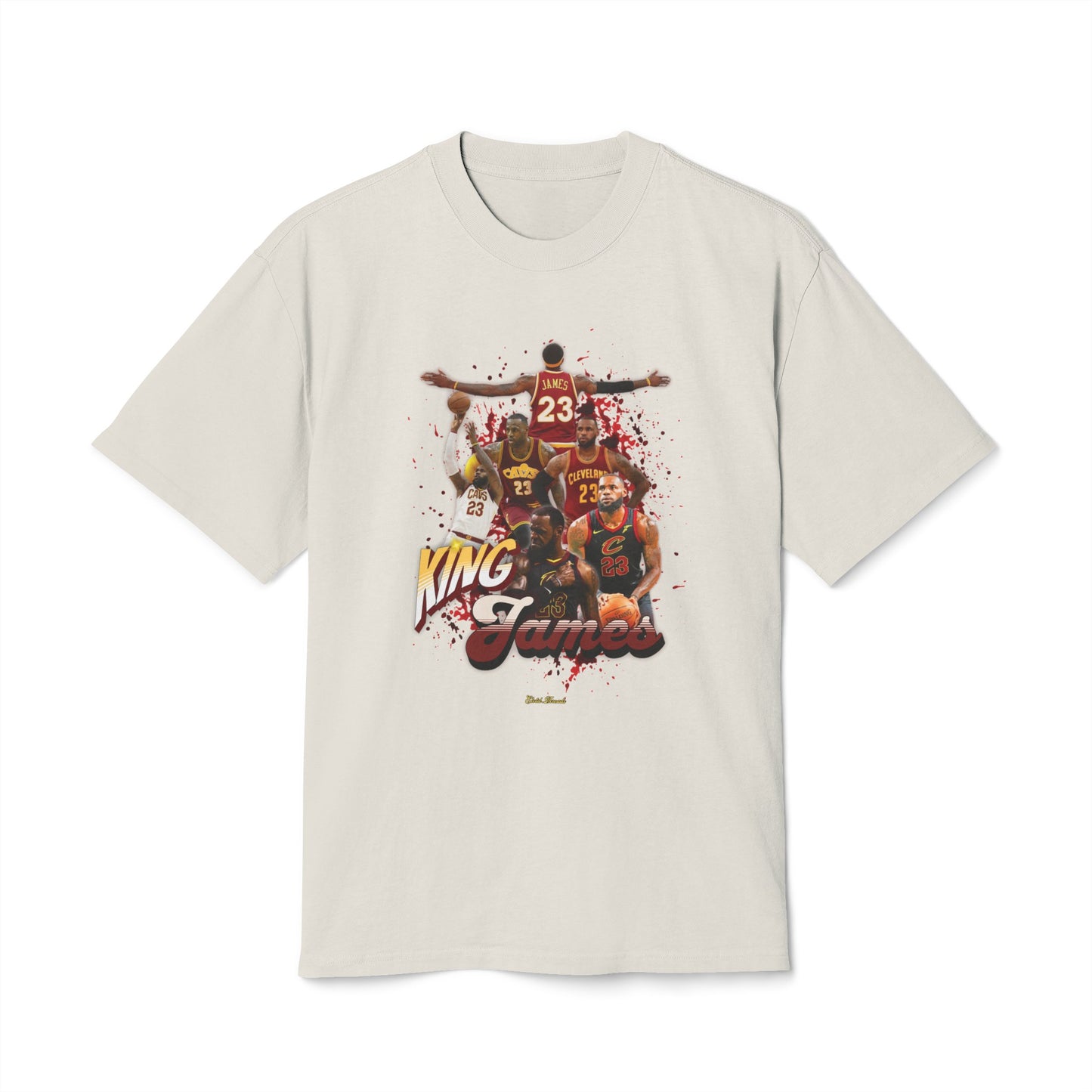 'KING JAMES' GRAPHIC T-SHIRT (FADED BONE)