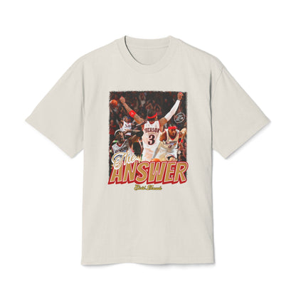 'THE ANSWER' GRAPHIC T-SHIRT (FADED BONE)