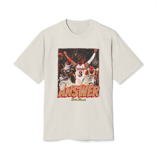 'THE ANSWER' GRAPHIC T-SHIRT (FADED BONE)