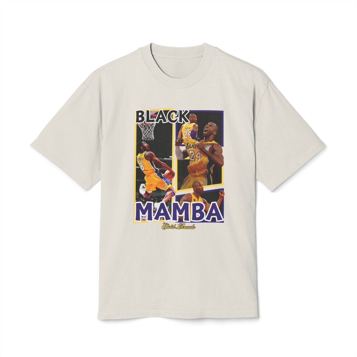 'BLACK MAMBA' GRAPHIC T-SHIRT (FADED BONE)