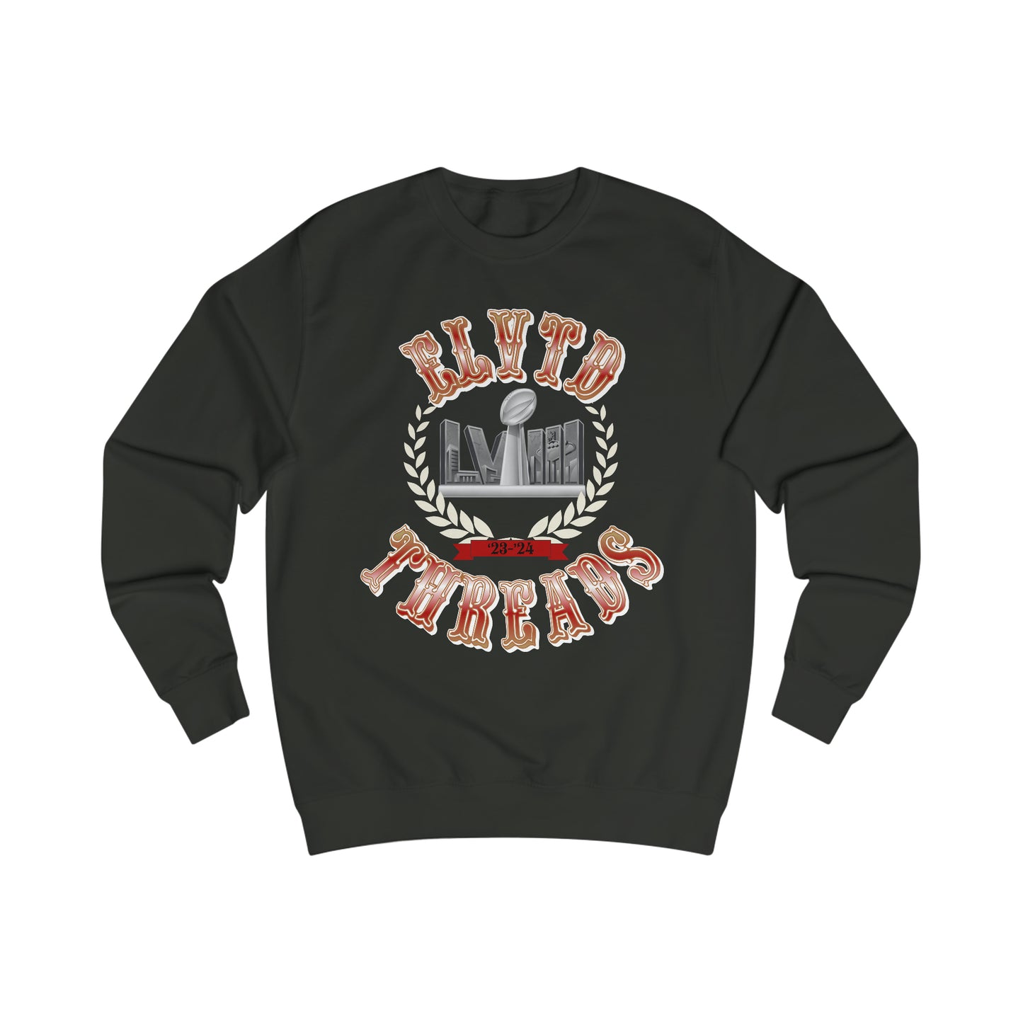 'Elvtd.Threads' Niners Superbowl Sweatshirt (Black)